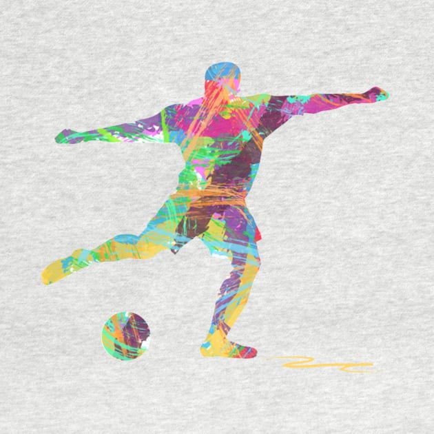 Soccer Player Silhouette by designsbycreation